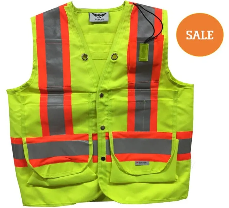 Ten-19 Surveyors Safety Vest - SFCA04 CLEARANCE
