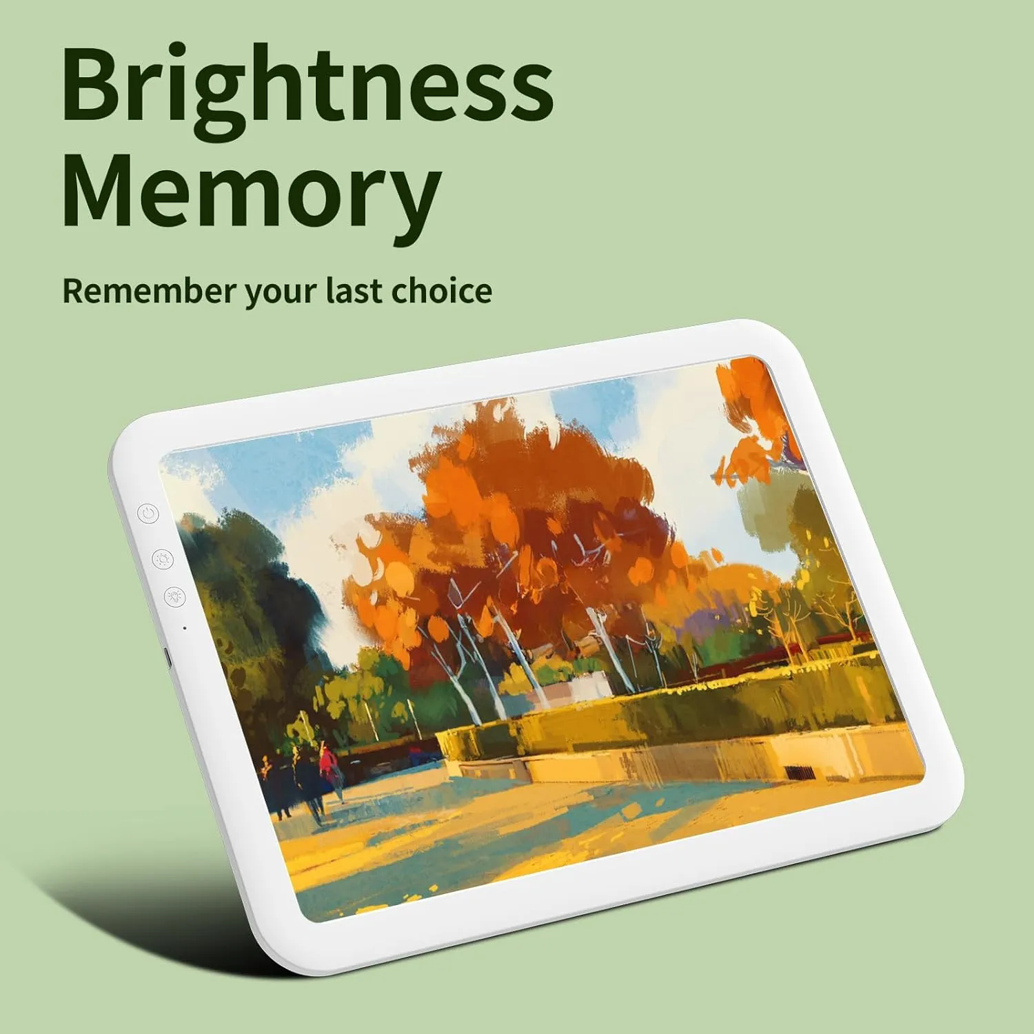TOHETO A4 Rechargeable Led Super Bright Light Pad Powered by 3500mAh Lithium Battery for Weeding Vinyl, Portable Wireless Light Board/Box for Tracing, Diamond Painting, Sketching & Drawing (White)