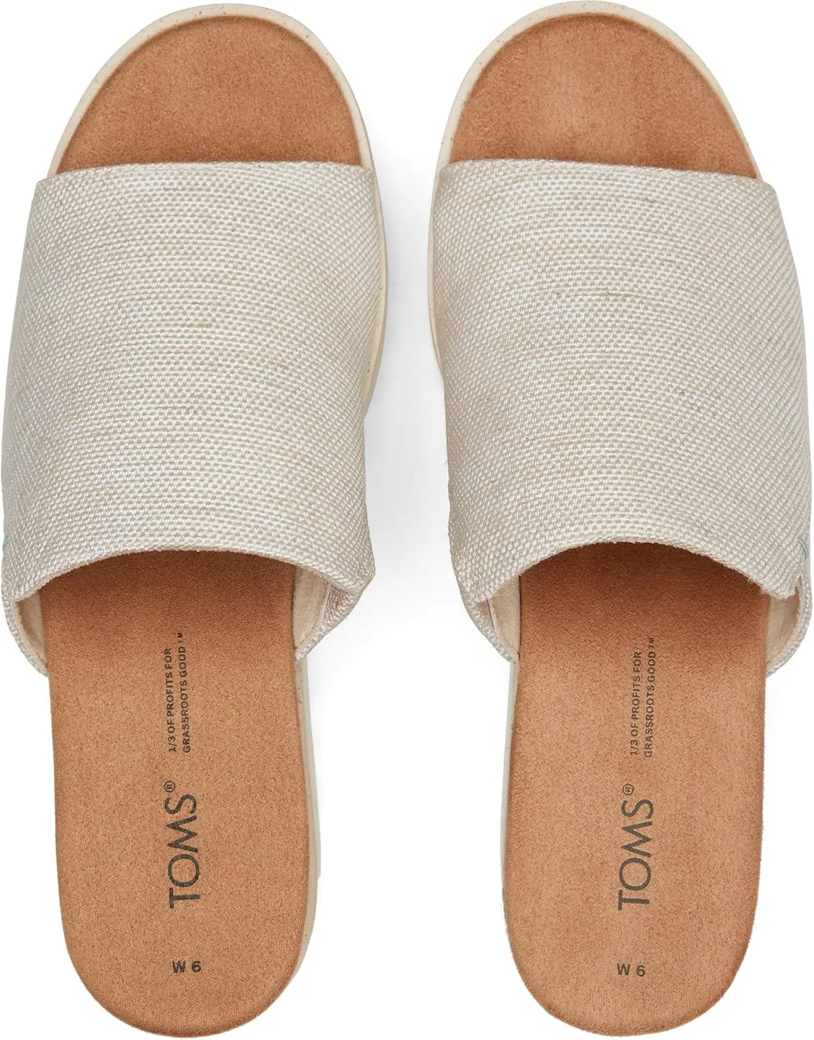 TOMS Womens Diana Platform Espadrille Casual Sandals Casual Mid Heel 2-3" - Black