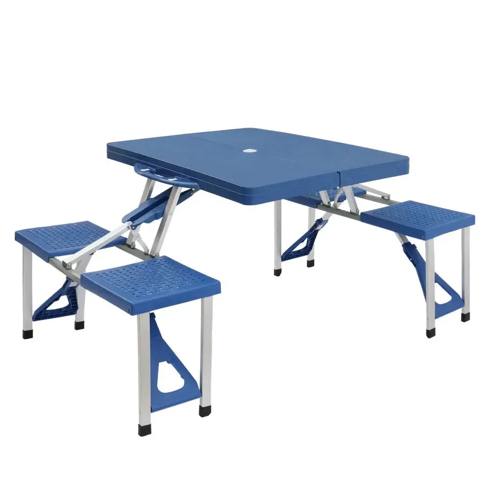 US Spot Siamese Folding Tables and Chairs-Plastic PS Thickening
