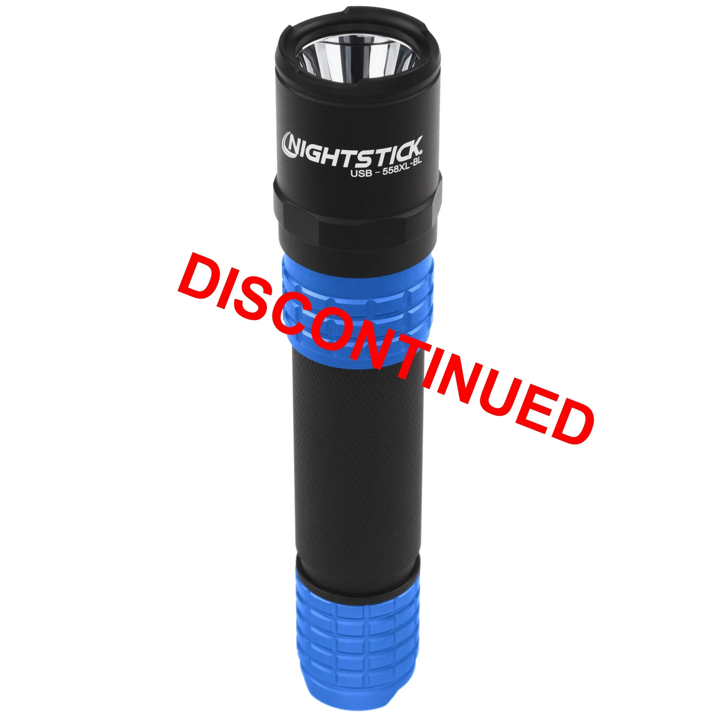 USB-558XL-BL: USB Tactical Flashlight w/Holster - Blue