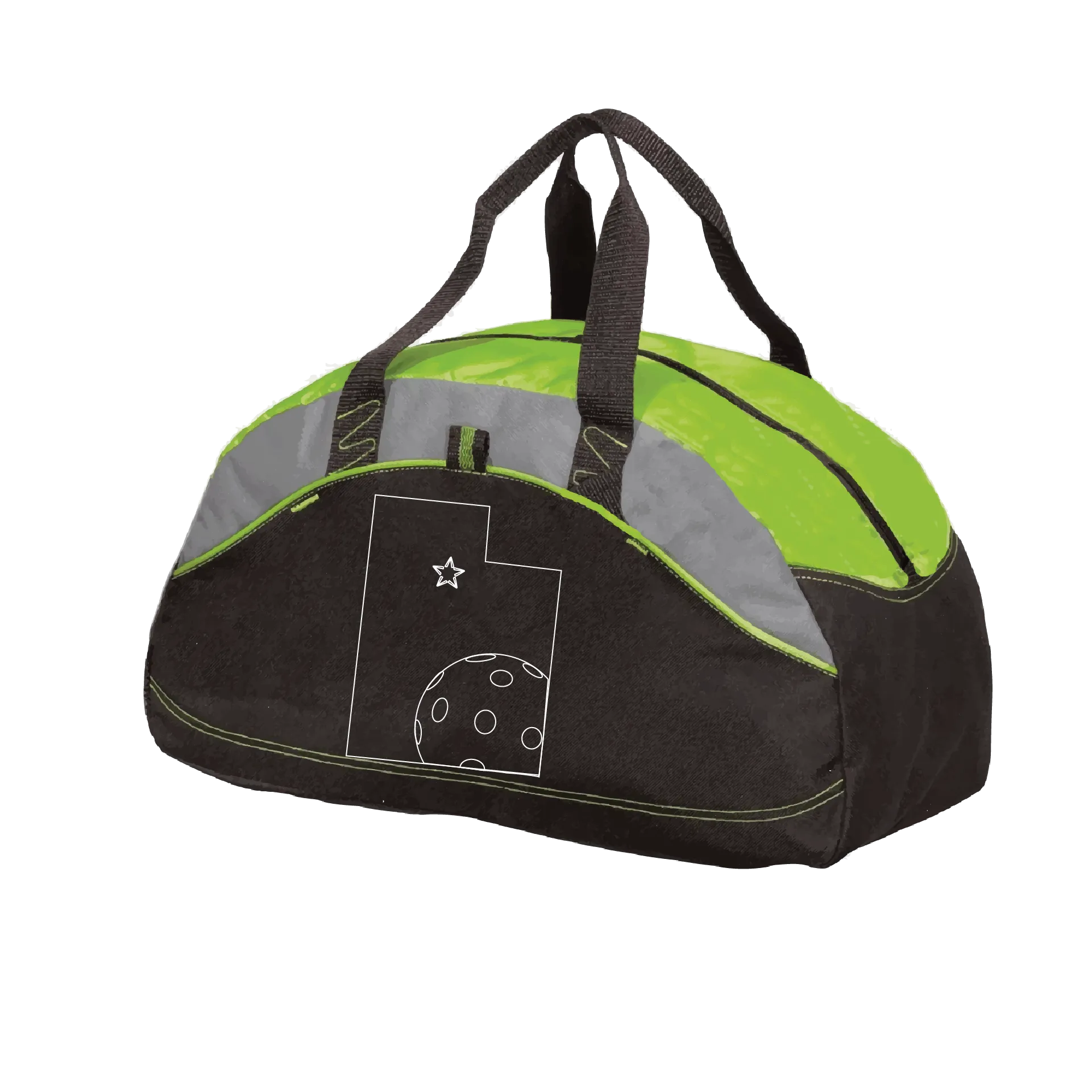 Utah with Pickleball | Pickleball Sports Duffel | Medium Size Court Bag