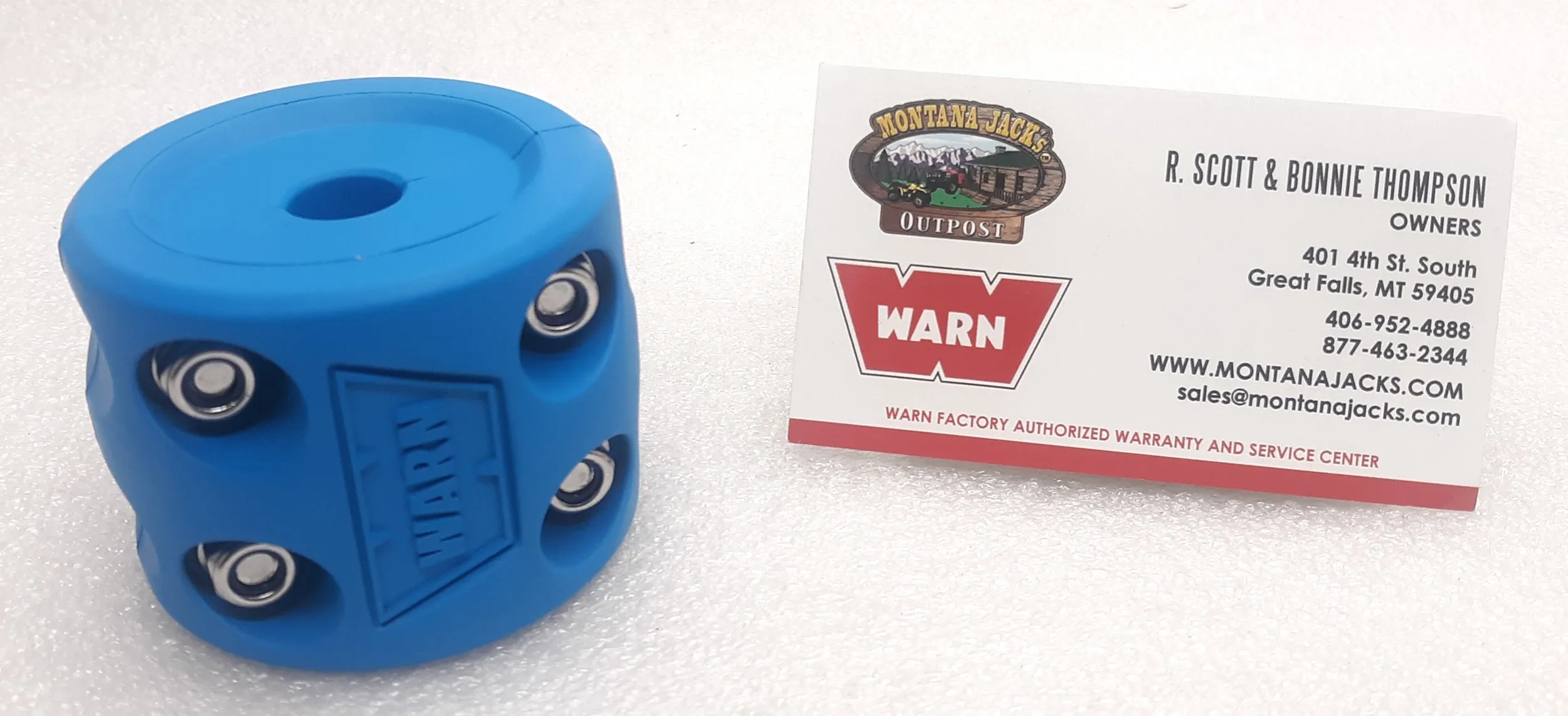 WARN 108793 Winch Hook Bump Stop, BLUE