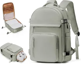 Wepadre Large Travel Backpack - Women & Men's Carry On Flight Approved - 18x14x8 Inches