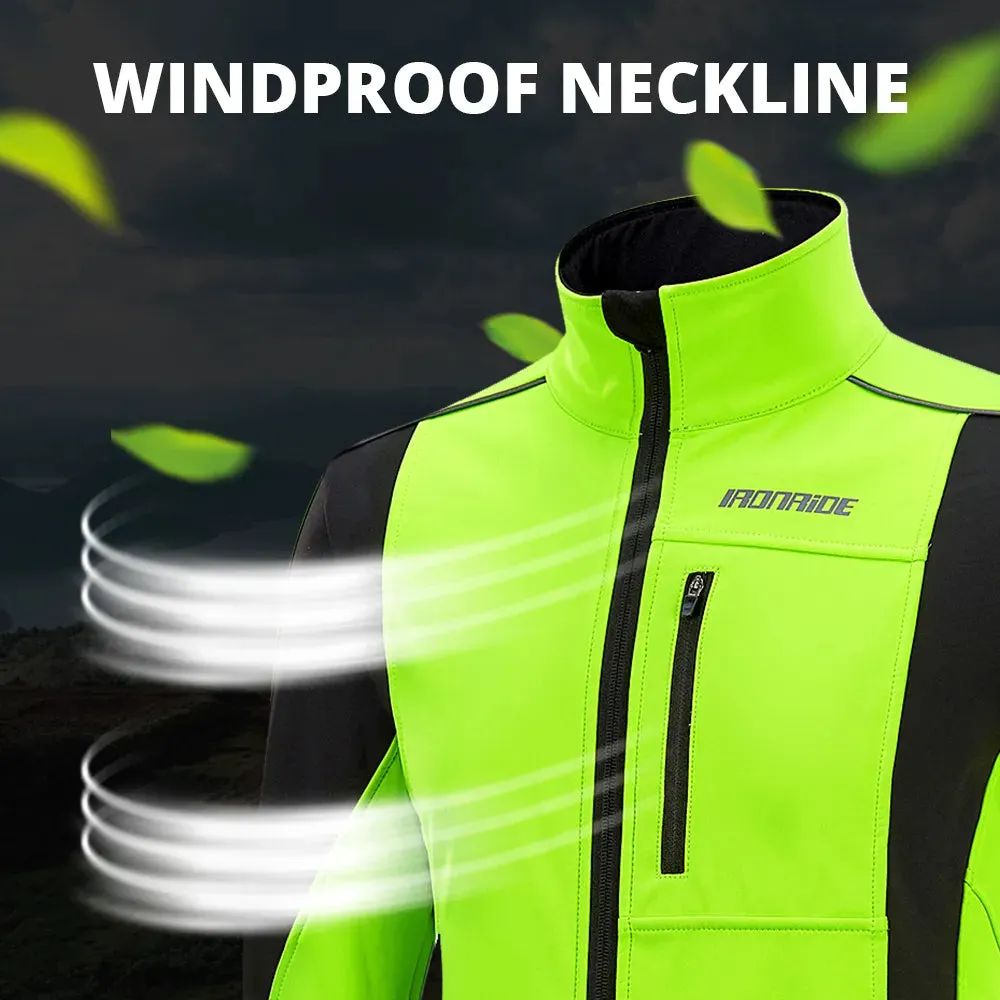 Winter Cycling Jacket Men Windproof Bicycle Jersey Mountain MTB Road Bike Clothing Windproof Jersey Coat