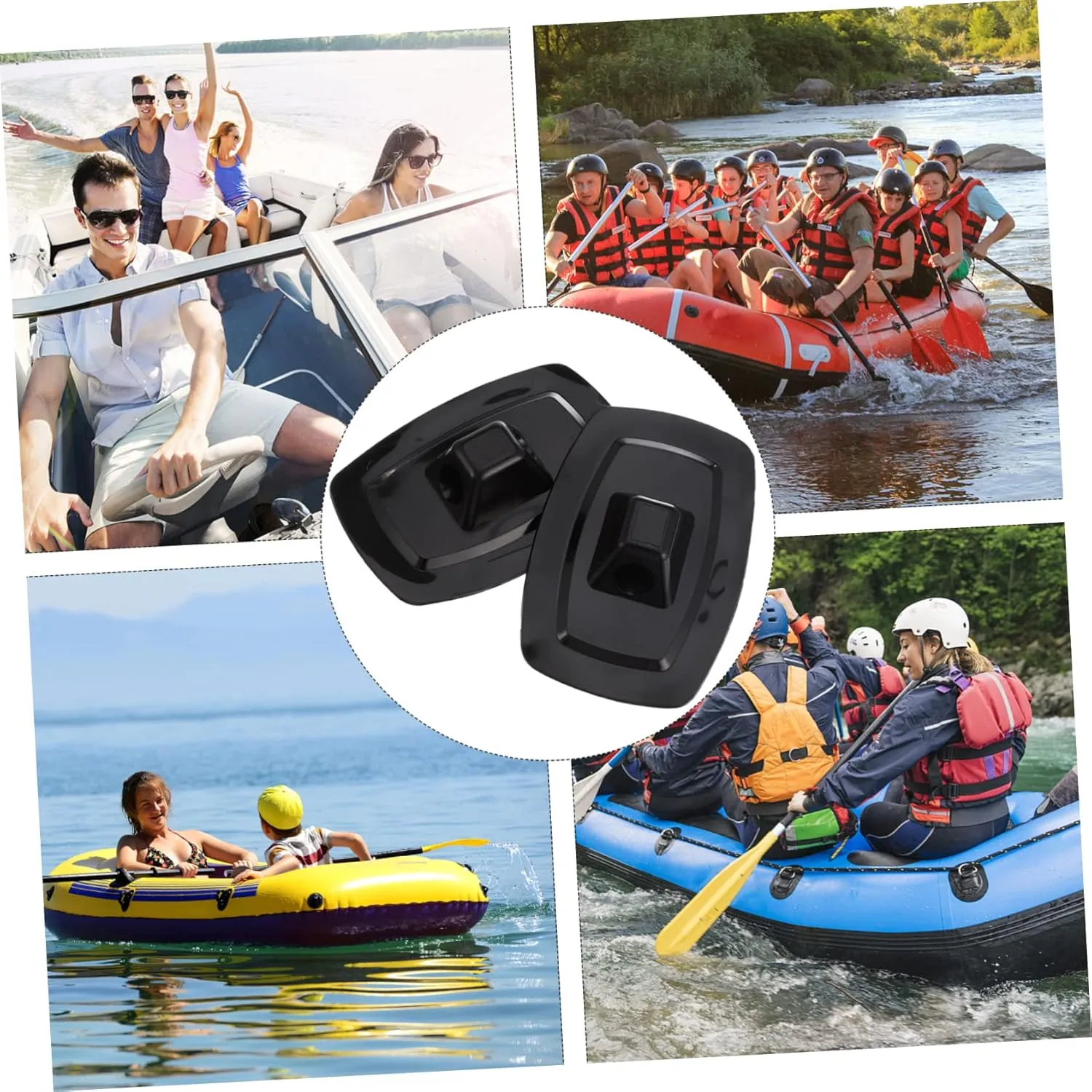 Yardwe 20 Pcs Kayak Rack Kayak Mount Trolling Motor Rudder Rope Buckle Seat Hooks Kayak Fasteners Engine Buckle