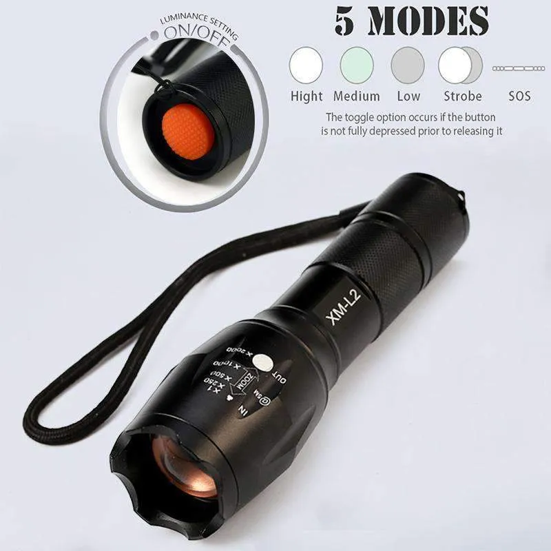 Zoomable Tactical Flashlight