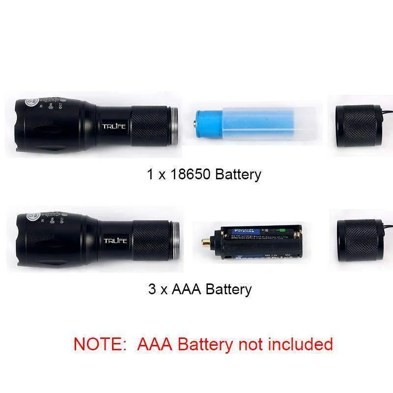 Zoomable Tactical Flashlight